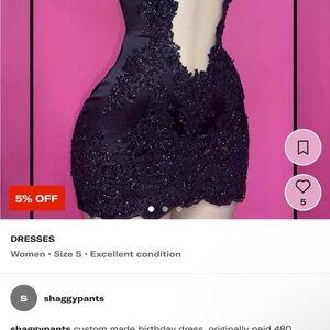 Elegant Black Lace Dress